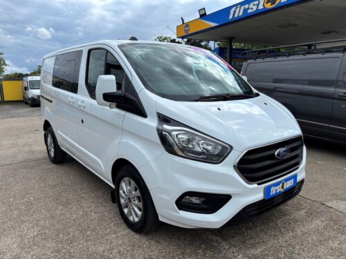 2023/73 FORD TRANSIT CUSTOM 300 LIMITED L1 H1 2.0 TDCi 130 CREW VAN (6 SEATS)  ** SAMEDAY DRIVE-AWAY **